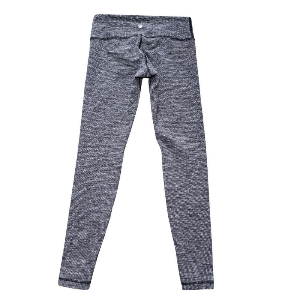 Lululemon Wunder Under Pant 28" - Diamond Jacquard Space Dye Black Slate - Picture 4 of 8